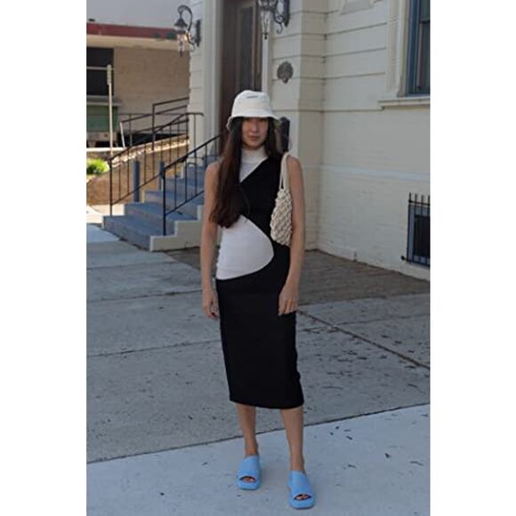 NWT Naked Feet Women’s INFINITY Wedge Sandals Light Blue Size 7.5 - Picture 7 of 7